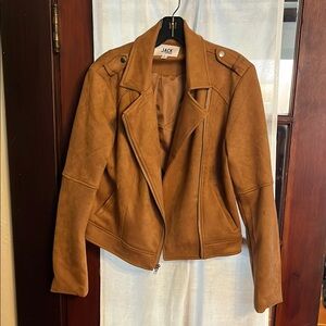 Jack by BB Dakota Women's Moto Jacket (Brown/Cognac)